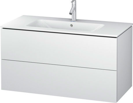 Тумба подвесная под раковину Duravit L-Cube LC624201818 белый матовый