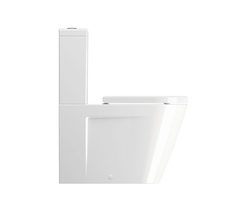 Бачок с крышкой для напольного унитаза моноблок GSI PURA/NORM 868109 360 мм х 170 мм, цвет Белый матовый