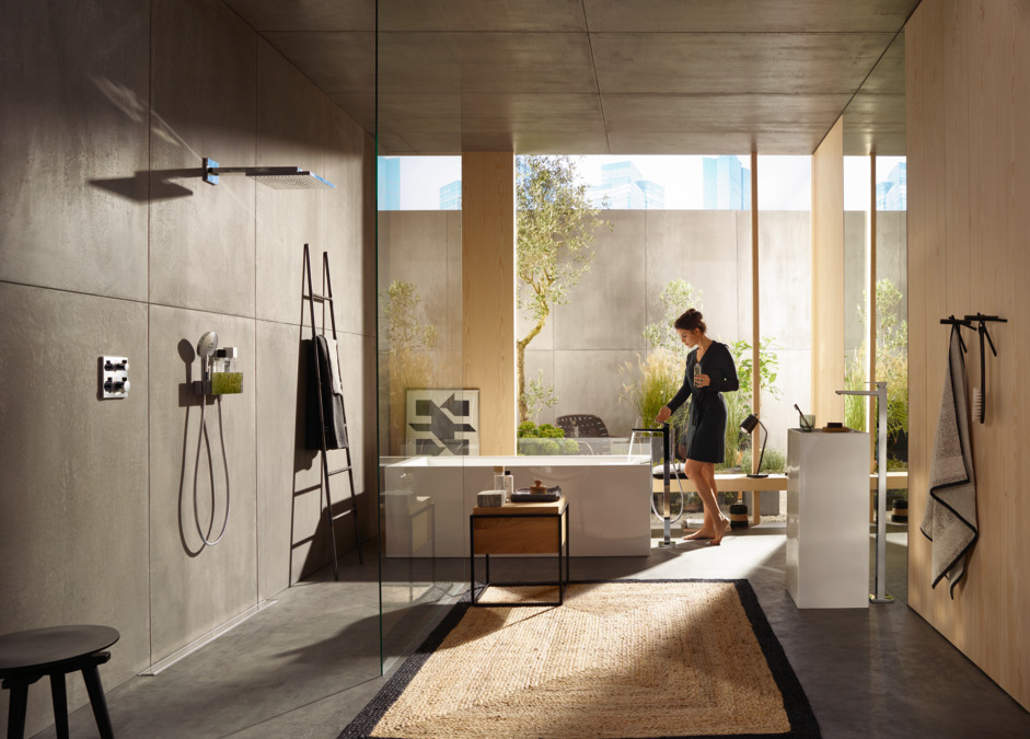 Настенный держатель Hansgrohe Fixfit Porter 26456000 Хром