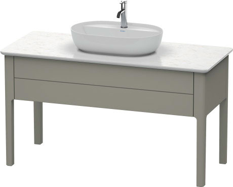 Тумба напольная под столешницу Duravit Luv LU956109292 каменно-серый
