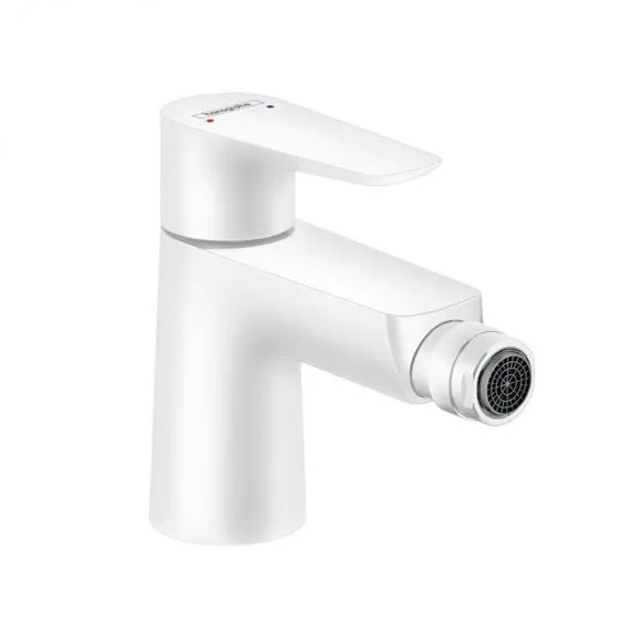 Смеситель для биде Hansgrohe Talis E 71720700 с донным клапаном, белый матовый