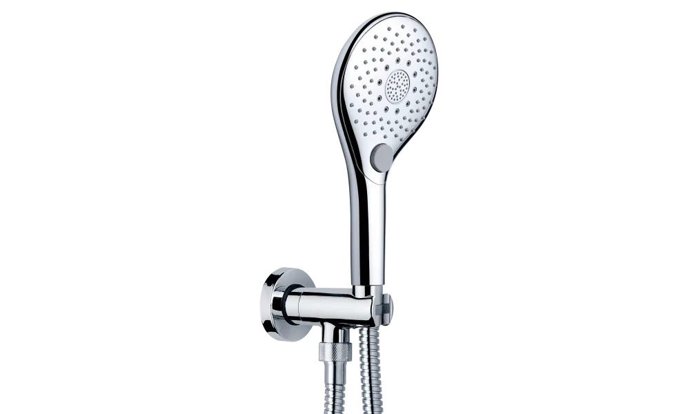 Душевой комплект BOSSINI SYNCRONIA C12033.021 с лейкой, держателем и шлангом, золото