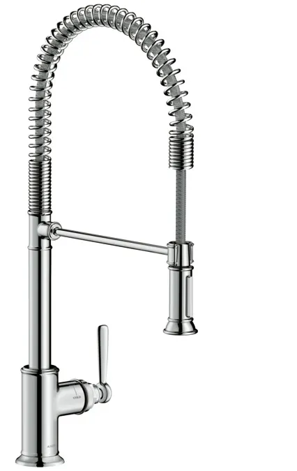 Смеситель для кухни Axor Montreux 16582800 с выдвижным душем Semi-Pro хром