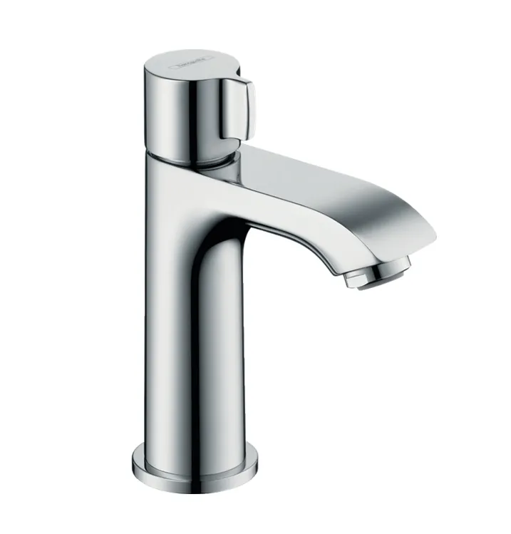 Кран для раковины HANSGROHE Metris 31166000 100 мм, без донного клапана, цвет Хром