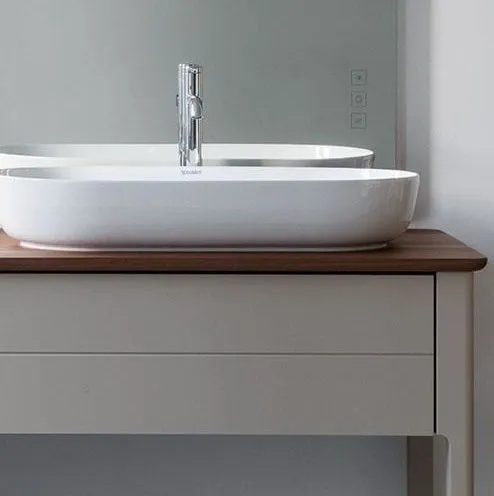 Тумба напольная под столешницу Duravit Luv LU956006060 серо-коричневый