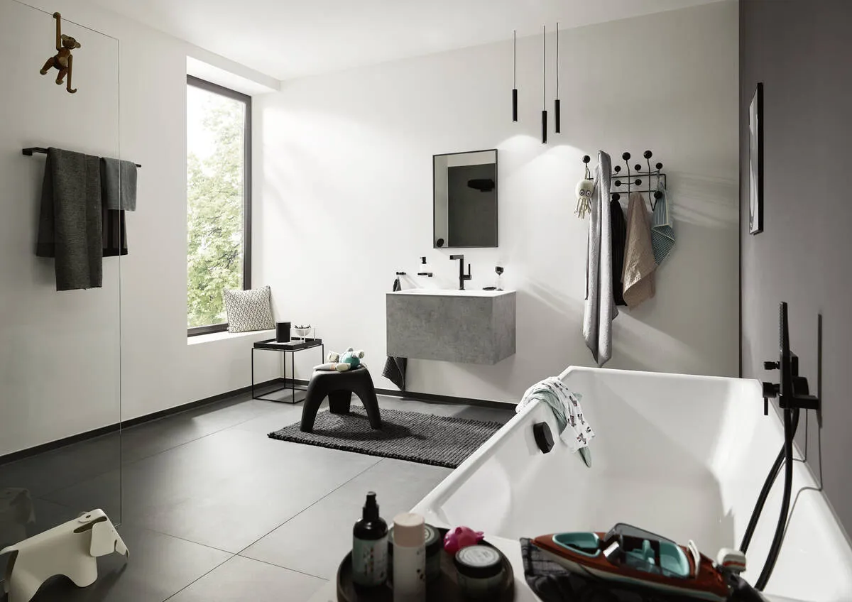 Ручной душ - палочка HANSGROHE 1 JET RAINFINITY 26866140 100, шлифованная бронза