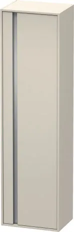 Шкаф высокий Duravit Ketho KT1265R9191 правый, с полками, серо-коричневый