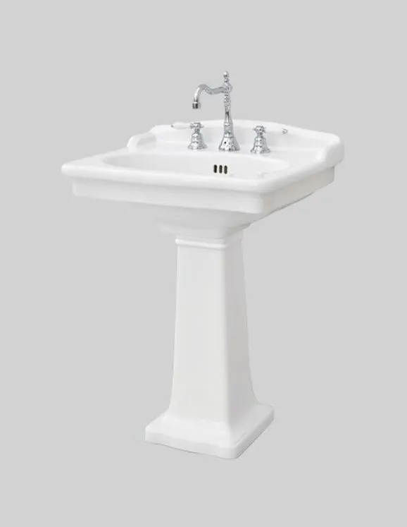 Пьедестал ARTCERAM HERMITAGE HEC002 01 00 600 мм, белый глянцевый