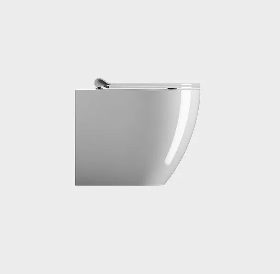 Унитаз напольный приставной GSI PURA 880311 550 мм х 360 мм, со Swirlflush®, цвет Белый глянцевый