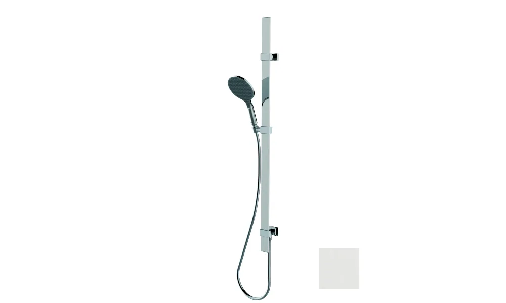 Душевой комплект BOSSINI Apice D48086.045 с ручным душем, держателем, шланговым подсоединением и шлангом, белый матовый (изделие снято с производства)