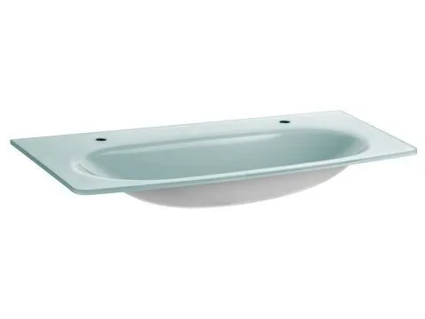 РАСПРОДАЖА Раковина встраиваемая KEUCO Elegance New 31671 900002 для двух смесителей на 1 отверстие, белая