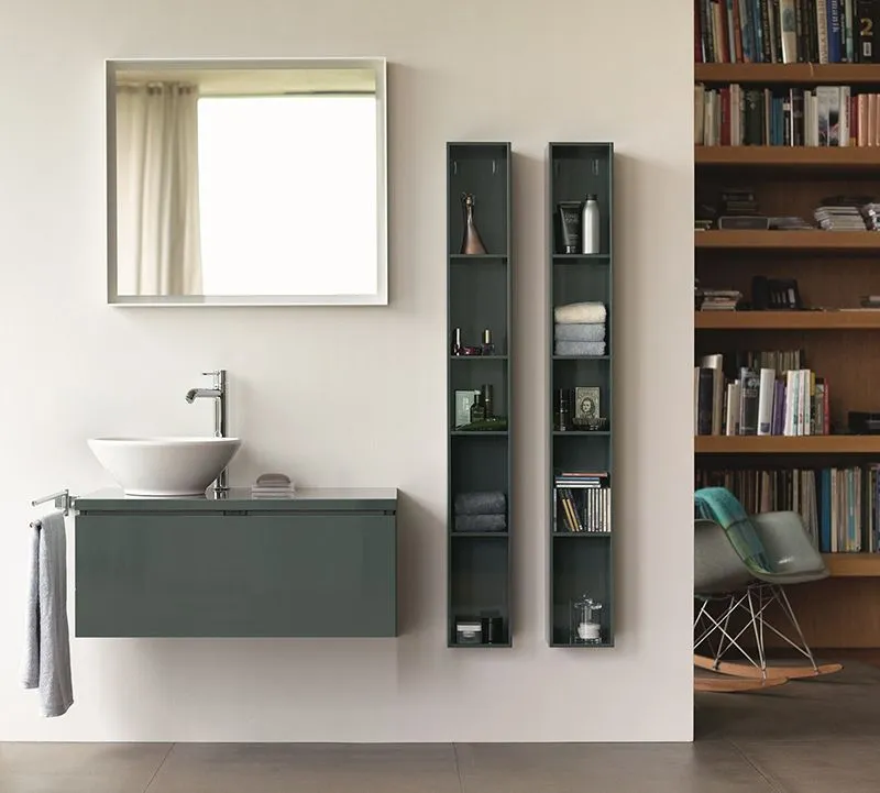 Тумба подвесная для консоли Duravit L-Cube LC581803838 доломитово-серый