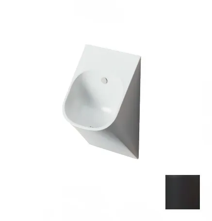 Писсуар подвесной ARTCERAM LA FONTANA LFO002 17 00 330 мм х 310 мм, c сифоном и креплением, чёрный матовый (СНЯТО С ПРОИЗВОДСТВА)