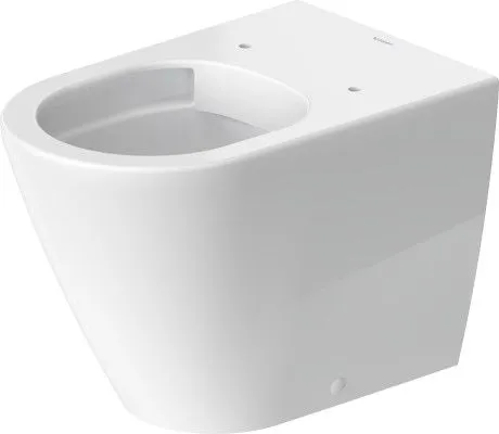 Унитаз напольный пристенный Duravit D-Neo Rimless 2003090000 370 мм х 580 мм, с вертикальным смывом, без смывного края, с креплением, белый