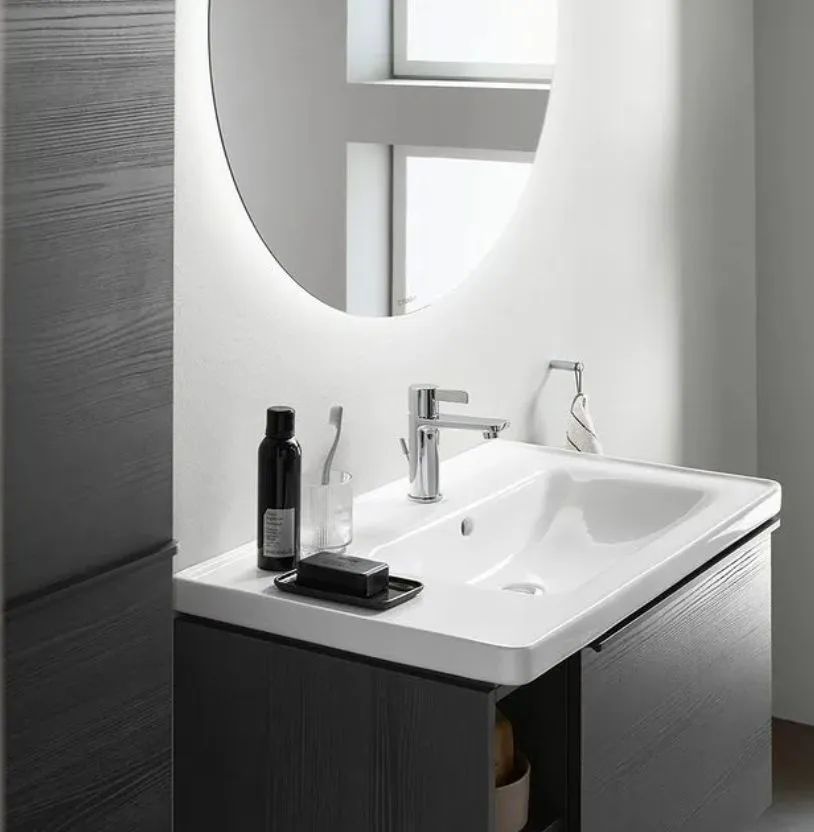 Раковина встраиваемая Duravit D-Neo 2367800000 800 мм х 480 мм, с переливом, с отверстем под смеситель, белая