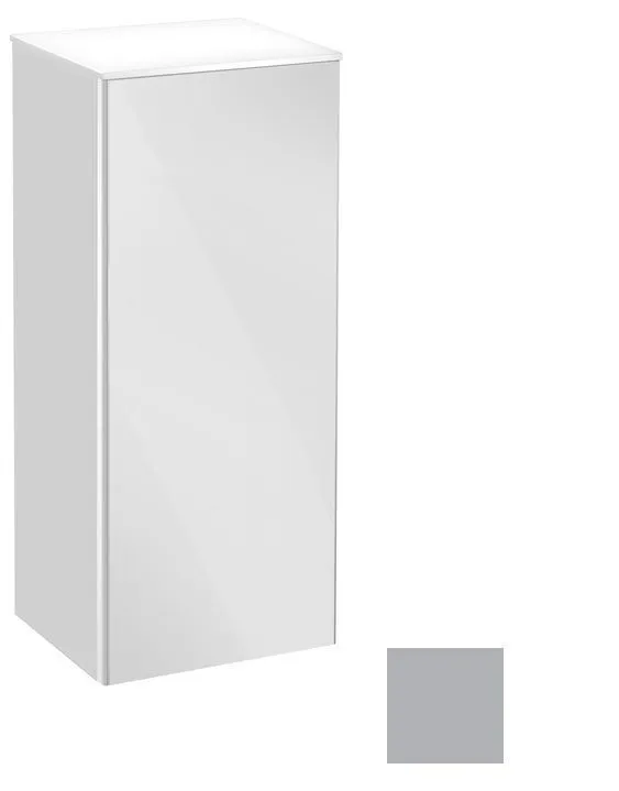 Средний шкаф Keuco Royal Reflex 34020 130001 корпус матовый лак/фасад стекло титан