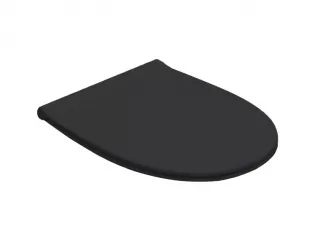 Сиденье для унитаза GLOBO 4ALL MDR20AR 450 мм х 360 мм, съёмное, с Soft-Close, чёрный матовый