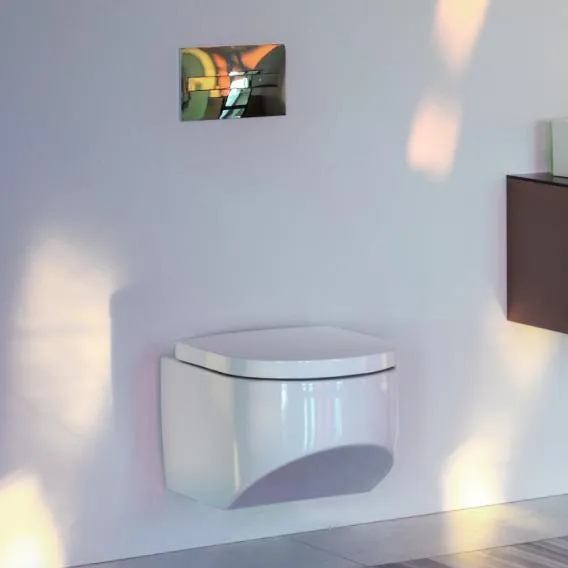 Подвесной унитаз  Laufen  Sonar   8.2034.1.000.000.1   37х54 см, безободковый (rimless), белый