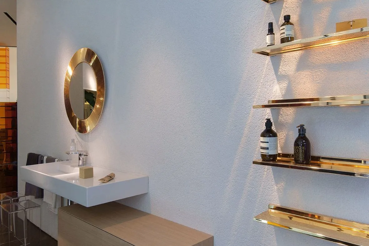 Полочка настенная  Kartell by Laufen  3.8533.0.087.000.1  45 см,  пластик золото