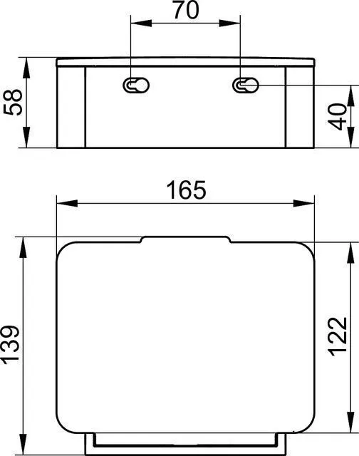 Дозатор для влажных салфеток KEUCO PLAN 14967 010001 Хром