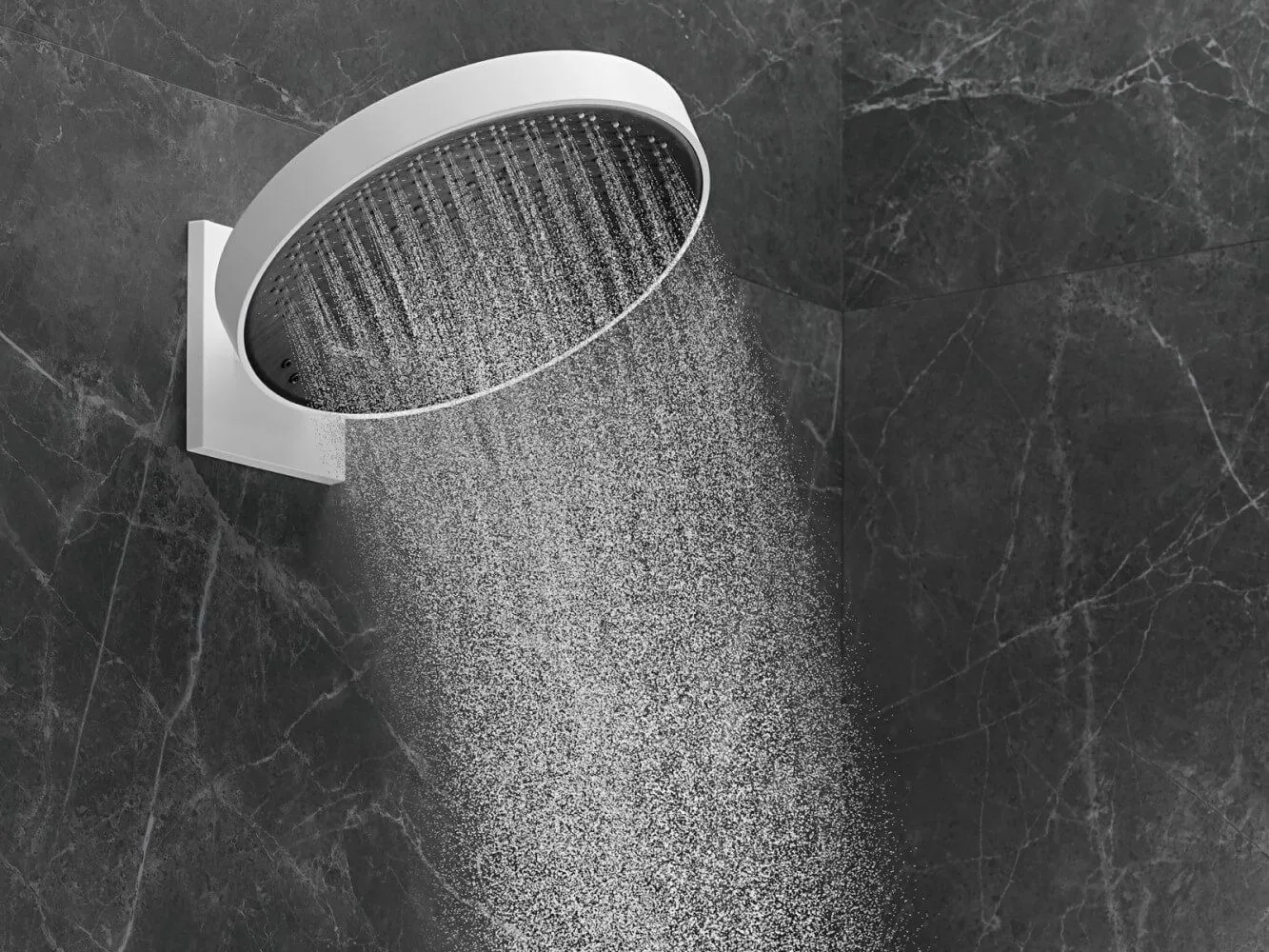Верхний душ Hansgrohe Rainfinity 360 1jet 26230000 с настенным кронштейном, хром