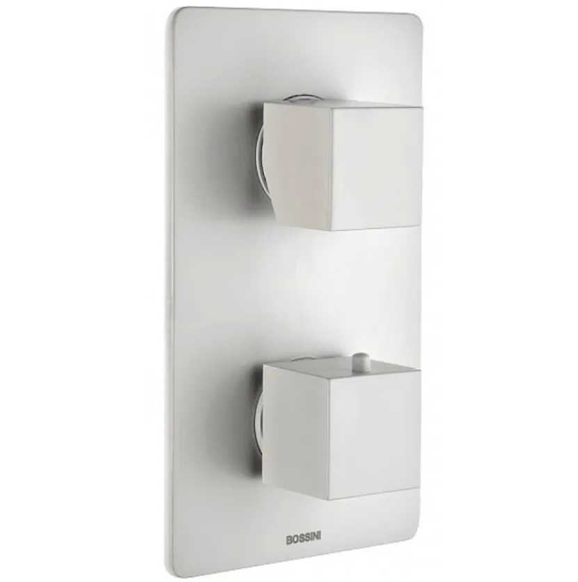 Наружная часть механического смесителя BOSSINI CUBe NEW Z00062.045 118 мм х 120 мм х 210 мм, белый матовый (изделие снято с производства)