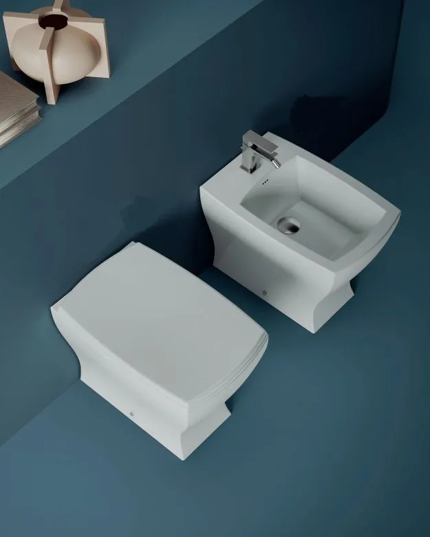 Сиденье для унитаза с крышкой ARTCERAM JAZZ JZA006 01 71 soft-close, белый глянцевый