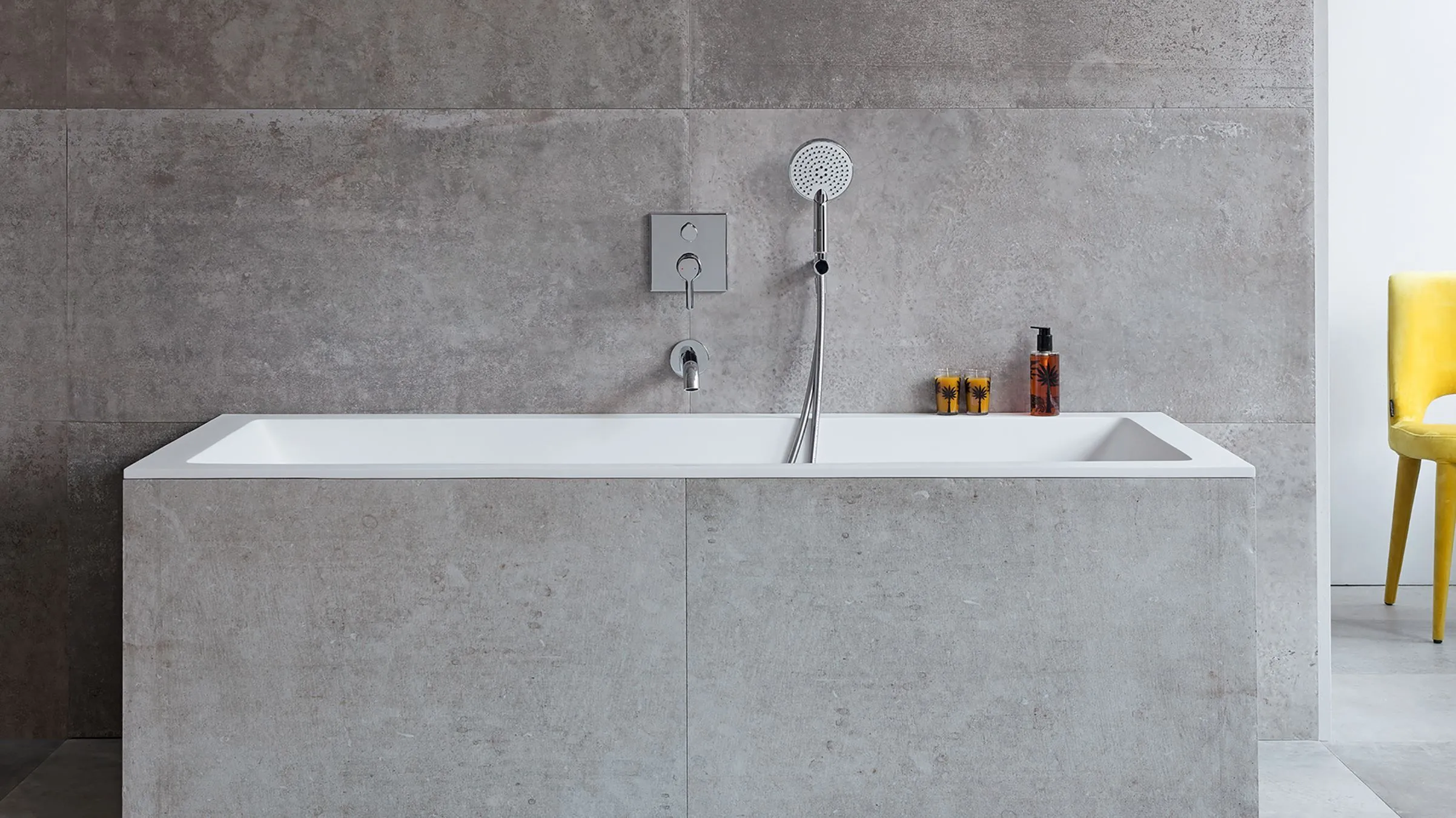 Ванна из композитного материала встраиваемая Duravit DuraSquare 700426000000000 1800 х 800