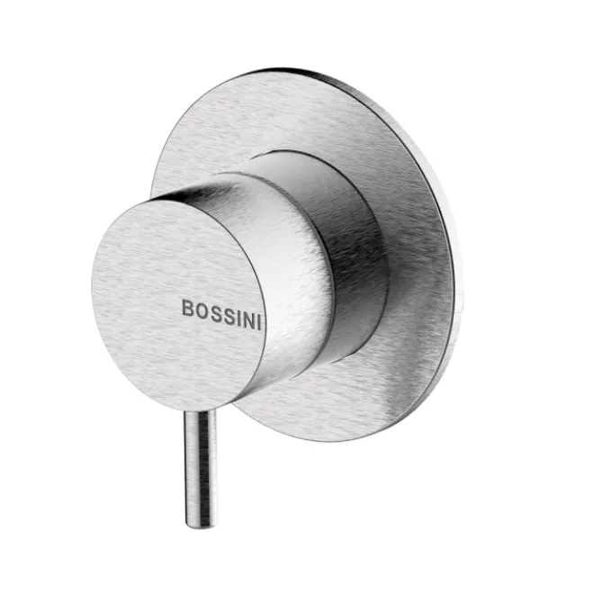 Внешняя часть смесителя для душа BOSSINI NOBU INZ219.075 на 1 потребитель, цвет Матовая нержавеющая сталь