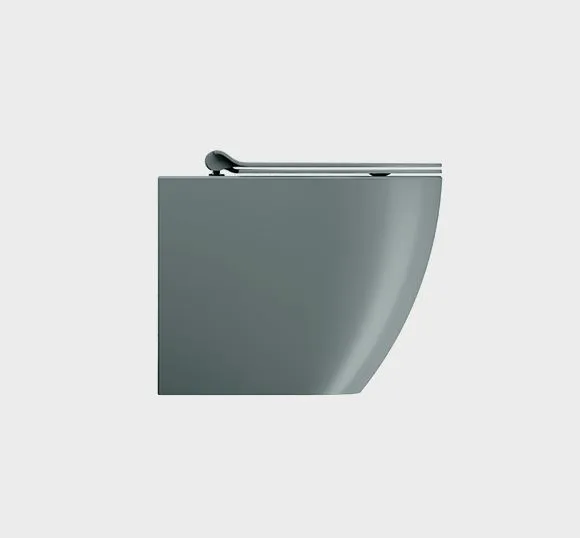 Унитаз приставной GSI PURA 880304 360 мм х 550 мм, Swirlflush, для крепежа FISSVBT, цвет Agave Matte