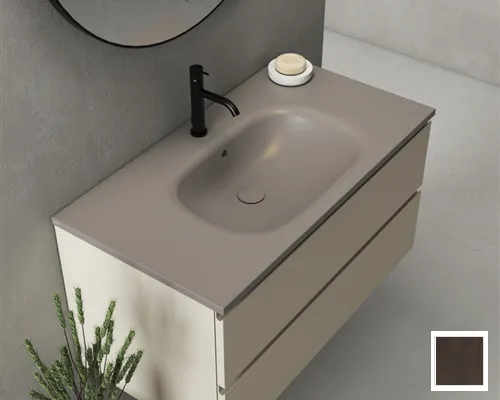 Тумба подвесная GLOBO BOULEVARD BL010RS 505 мм х 950 мм, c двумя выдвижными ящиками, Rovere Scuro  (Снимается с производства)