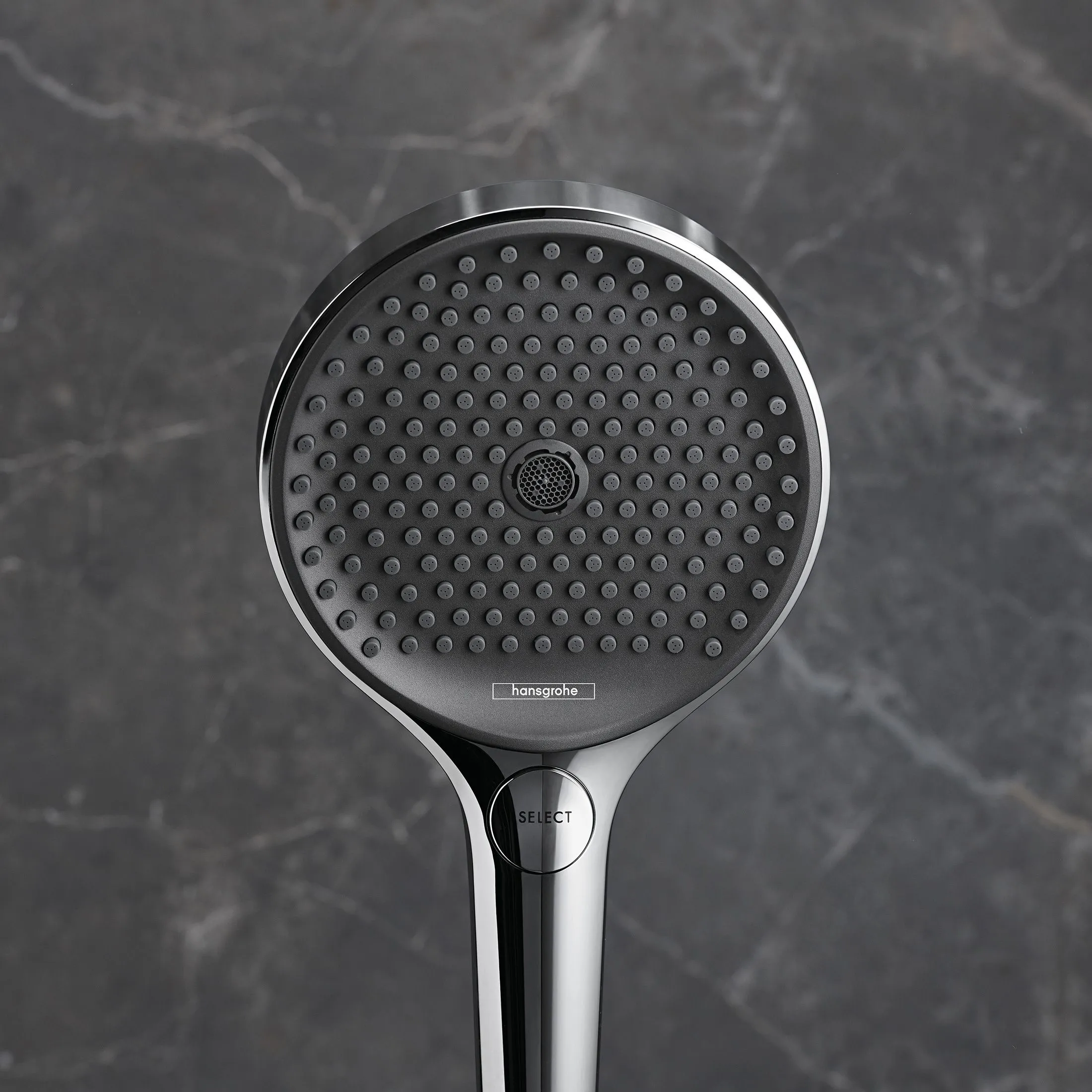 Душевой набор Hansgrohe Rainfinity 27671000 с одной полкой хром