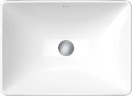 Раковина встраиваемая сверху Duravit D-Neo 0358600079 600 мм х 440 мм, без перелива, без отверстия под смеситель, белая