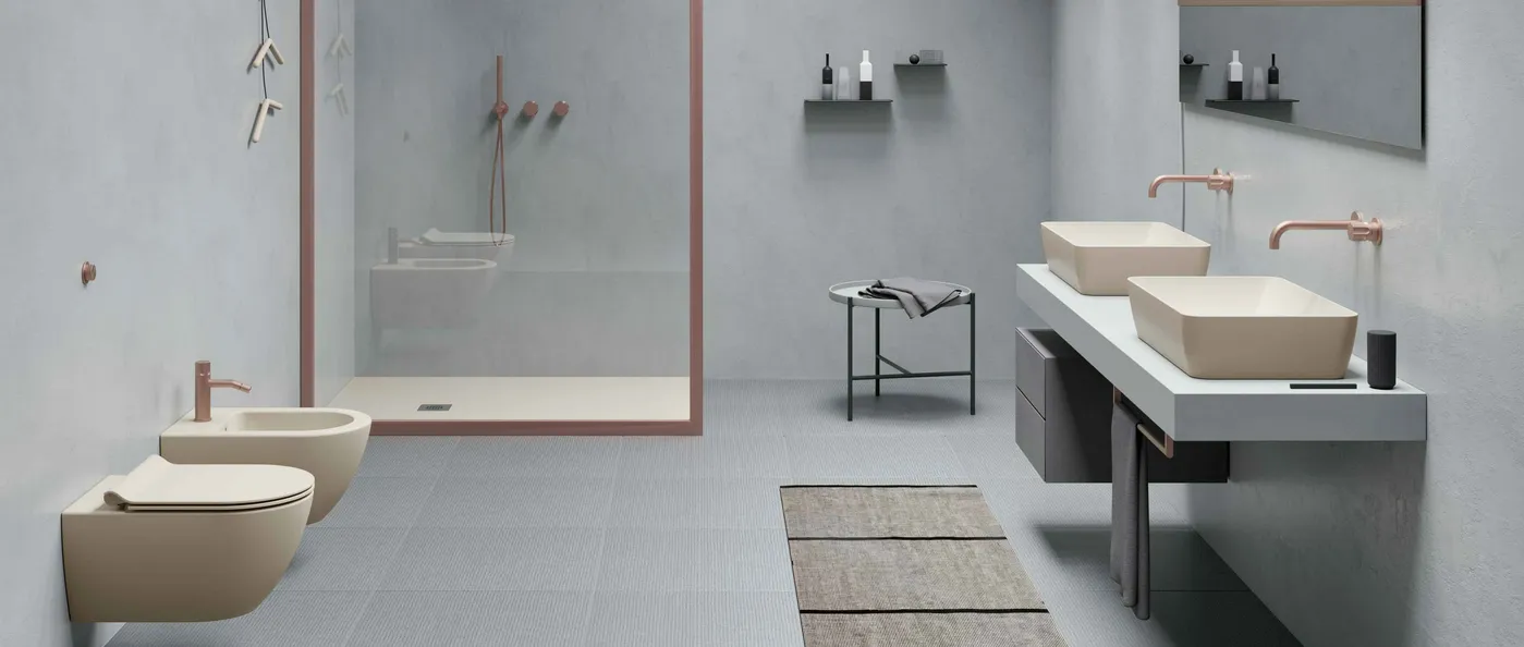 Унитаз подвесной безободковый GSI PURA 8816FR215 500 мм х 360 мм, с Swirlflush, с креплением, цвет Ghiaccio Matte