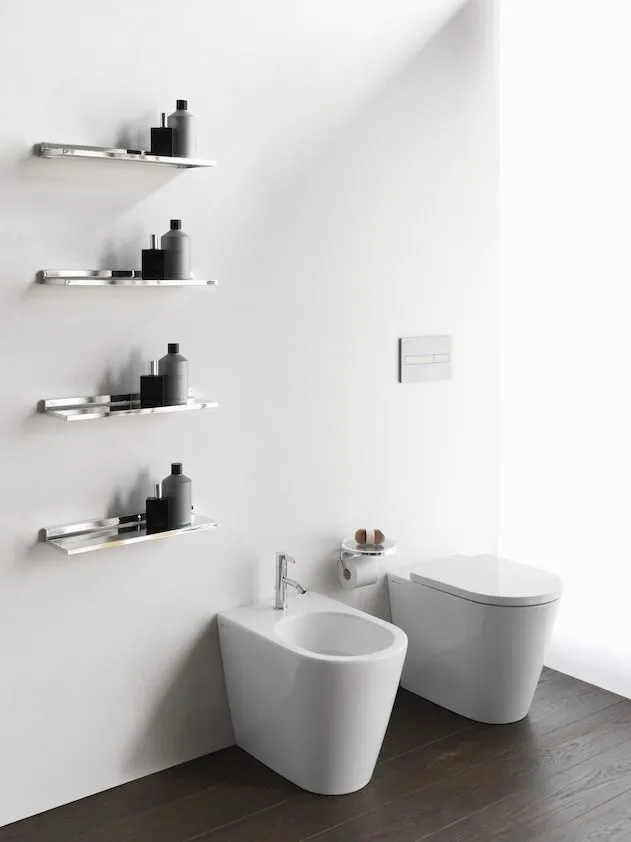 Полочка настенная  Kartell by Laufen  3.8533.0.084.000.1  45 см,  пластик прозрачный