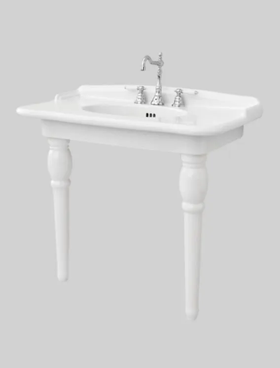 Раковина накладная ARTCERAM HERMITAGE HEL005 01 00  920х580 мм, с 1 отверстием под смеситель, с переливом, белый глянцевый