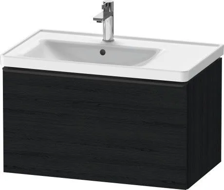Раковина встраиваемая ассиметричная Duravit D-Neo 2369800000 800 мм х 480 мм, с переливом, с отверстием под смеситель, белая