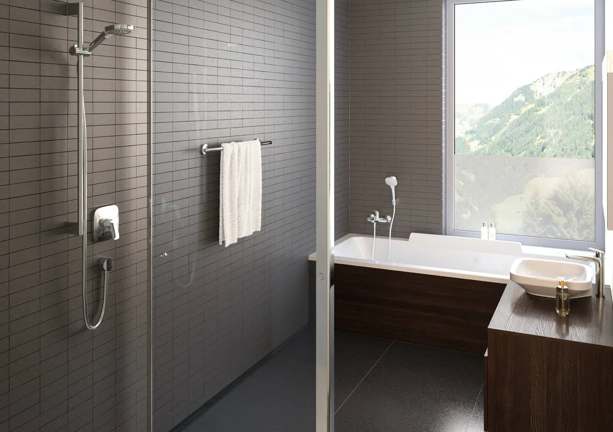 Душевой набор Hansgrohe Croma Select Е 26412400 белый/хром