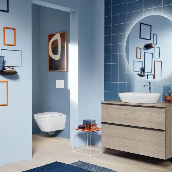 Унитаз подвесной + сиденье Duravit D-Neo Rimless 45770900A1 370 мм х 540 мм, с вертикальным смывом, без смывного края, с креплением Durafix, белый