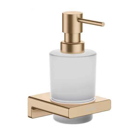 Дозатор для жидкого мыла HANSGROHE AddStoris 41745140 Шлифованная бронза