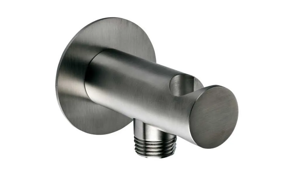 Душевой набор BOSSINI ZEN INOX INC004.075 ручной душ, шланг, держатель, цвет Нержавеющая матовая сталь