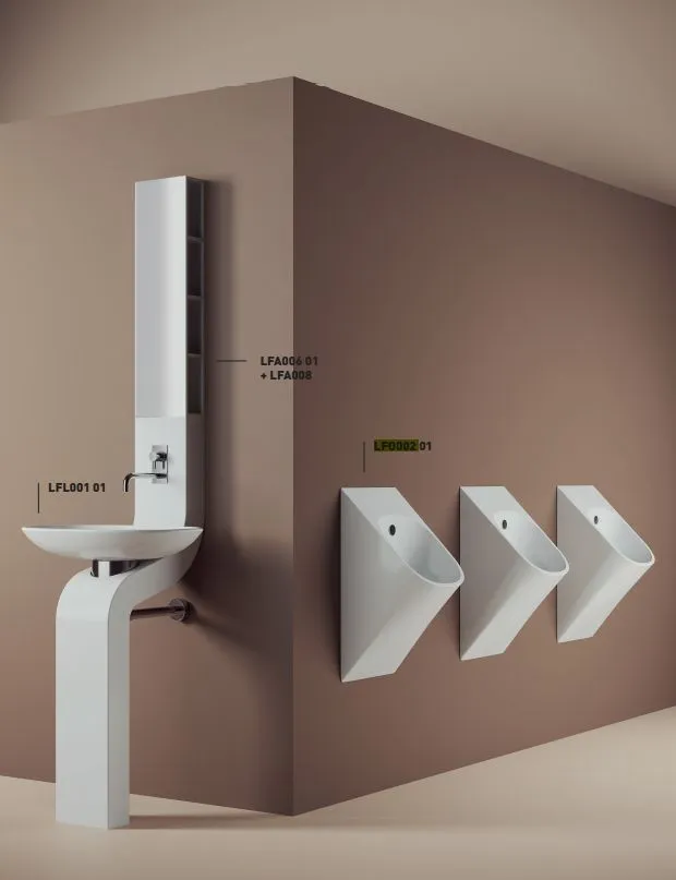 Писсуар подвесной ARTCERAM LA FONTANA LFO002 17 00 330 мм х 310 мм, c сифоном и креплением, чёрный матовый (СНЯТО С ПРОИЗВОДСТВА)
