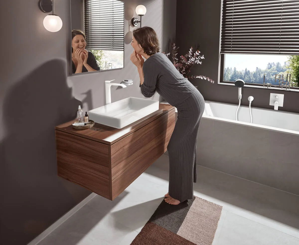 Ручной душ Hansgrohe Pulsify Select S 24100700 105 3jet Activation, белый матовый