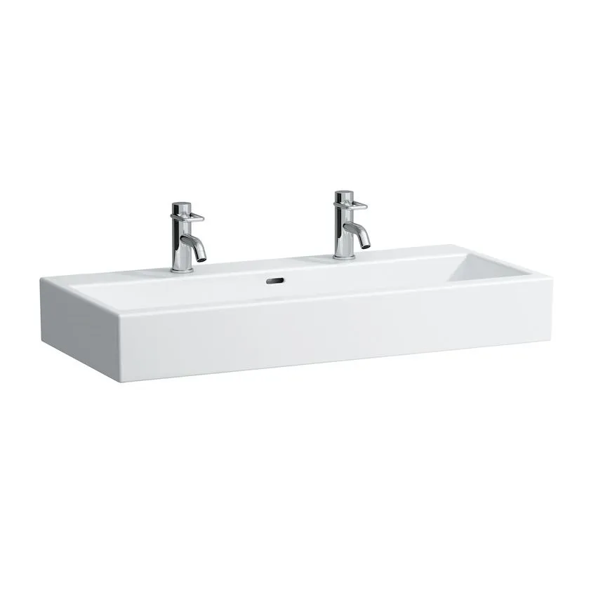 Раковина столешница Laufen  Living city  8.1843.7.000.104.1  100 см, с отверстием под смеситель.