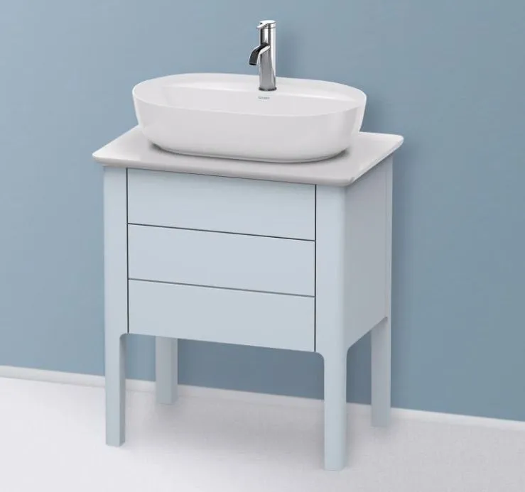 Тумба напольная под столешницу Duravit Luv LU956509797 светло-голубой (изделие снято с производства)