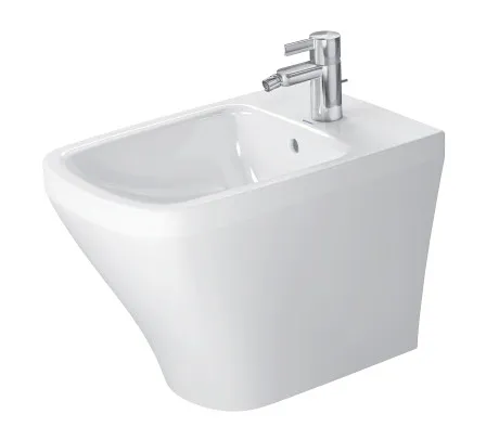 Напольное биде Duravit DuraStyle 2284100000 с переливом, с креплением, пристенный вариант, белое