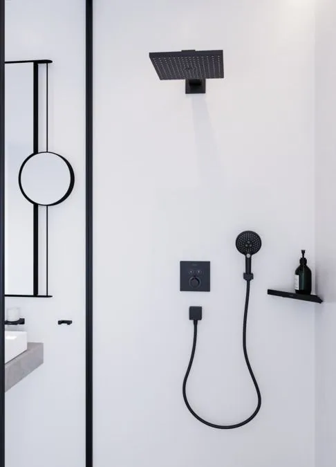 Двойной крючок HANSGROHE AddStoris 41755670 Чёрный матовый