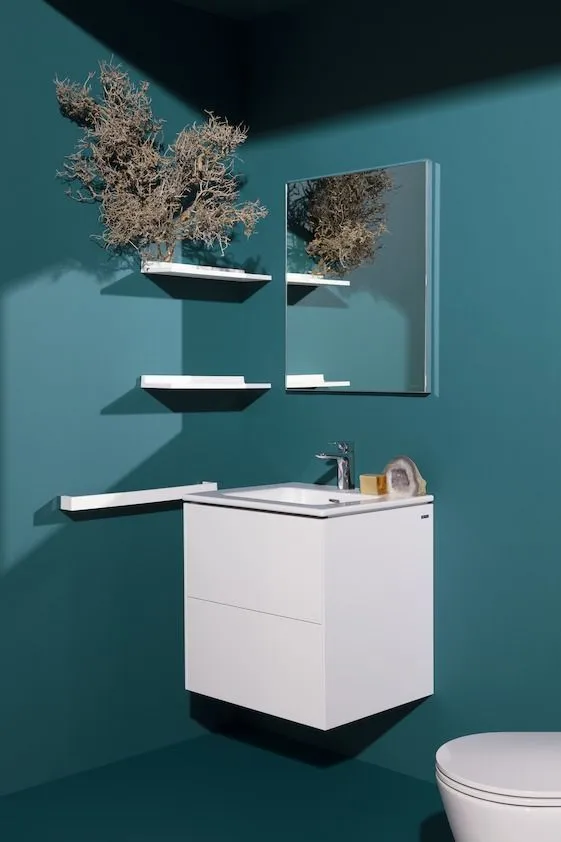Полочка настенная  Kartell by Laufen  3.8533.0.090.000.1  45 см,  пластик, цвет плотный белый