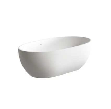 Ванна овальная отдельностоящая ARTCERAM FILE 2.0  FLW001 05  1690х870 мм  с переливом, сифоном и донным клапаном, цвет Белый матовый