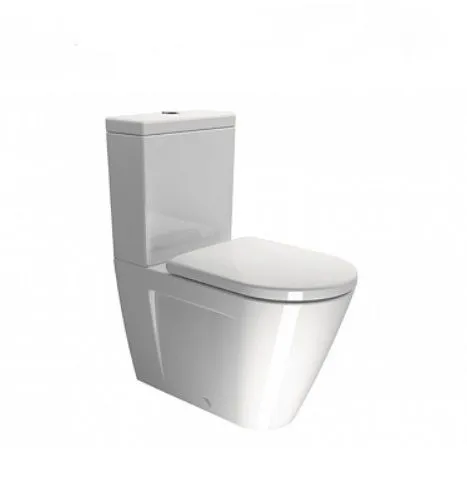 Бачок с крышкой для напольного унитаза моноблок GSI PURA/NORM 8681BS11 360 мм х 170 мм, со смывным механизм, цвет Белый глянцевый
